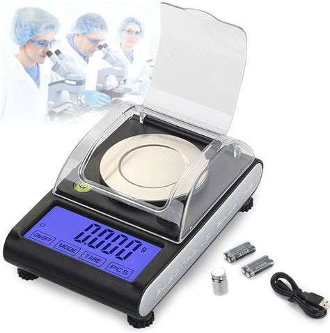 Digital Milligram Scale, 50g/0.001ghigh Precision Lab Scale Digital Analytical Electronic ...