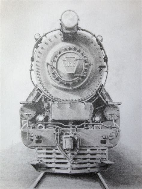 Steam Locomotive Drawings at PaintingValley.com | Explore collection of ...