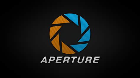 Aperture logo, Aperture Laboratories, fictional logo HD wallpaper ...