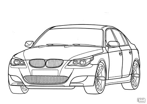 Bmw E92 M3 Gtr Coloring Pages Free | Cars coloring pages, Bmw m5 e60 ...