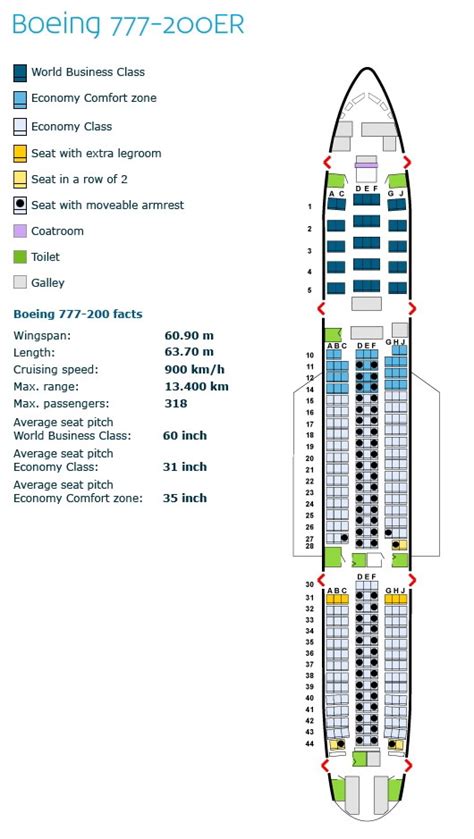 KLM Royal Dutch Airlines Aircraft Seating Charts - Airline Seating Maps ...