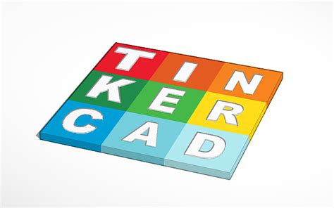 3D design Tinkercad Logo | Tinkercad