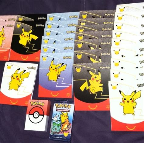 Pokemon 25th Anniversary Mcdonalds Sealed Packs | Pokemon, Pokemon ...