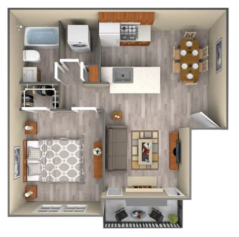 Floor Plans of Oaks of Northgate Apartment Homes in San Antonio, TX