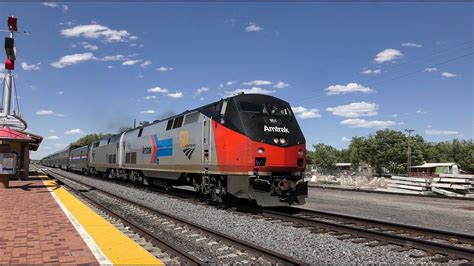 Amtrak Heritage Units in Bernalillo! - YouTube