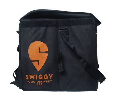 Nylon Black Swiggy food delivery bag, Bag Size: 16x16x16x16, Size: 15x15inch, Rs 650 /piece | ID ...