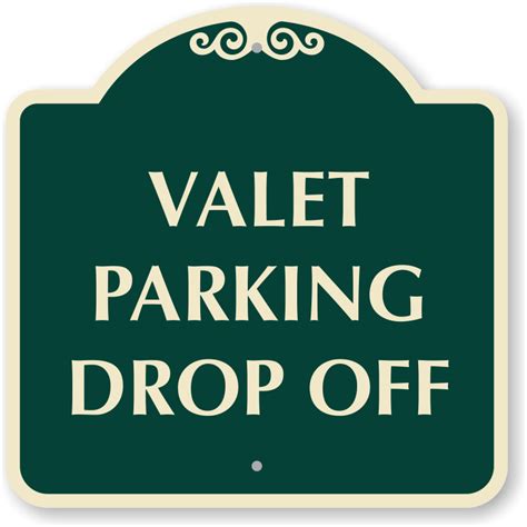 Valet Parking Signs