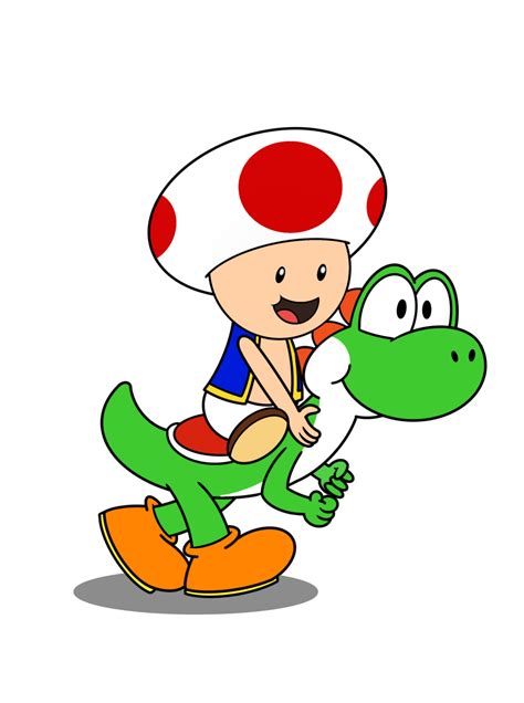 Toad and Yoshi by MrFanimator96 on DeviantArt