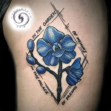 Blue Orchid by Micaela Lydon : Tattoos