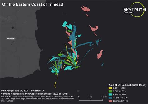 Trinidad and Tobago’s Offshore Infrastructure Cumulative Spill Report 2020 – 2021 – SkyTruth