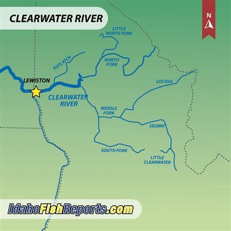 Clearwater River - Fish Reports & Map