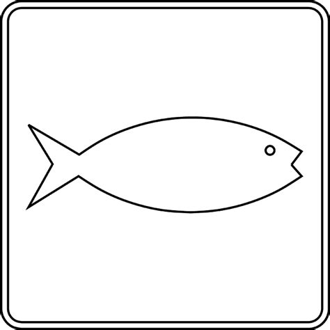 Simple Fish Outline - Cliparts.co