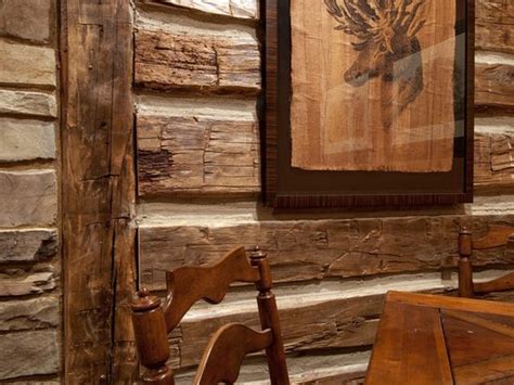 Log Cabin Interior Wall