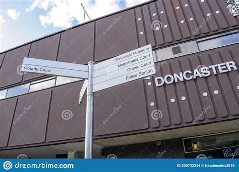 Signs in Front of the Doncaster Library. Editorial Stock Image - Image of directions, outdoors ...