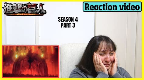 Attack on Titan SEASON 4 PART 3 Reaction + Ending Song + PART 4 Announcement! - YouTube