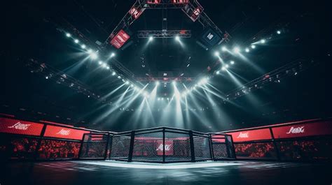 Premium AI Image | UFC arena las vegas