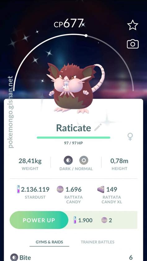 Shiny Raticate - Pokemon Go