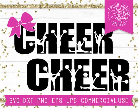 Cheer SVG File Instant Download Cheer Cut File for Cricut - Etsy