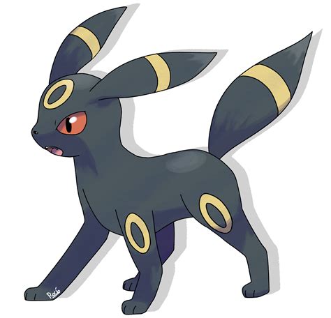 Umbreon - Sugimori - by RocketHaruka on deviantART | Pokemon, Pokemon ...