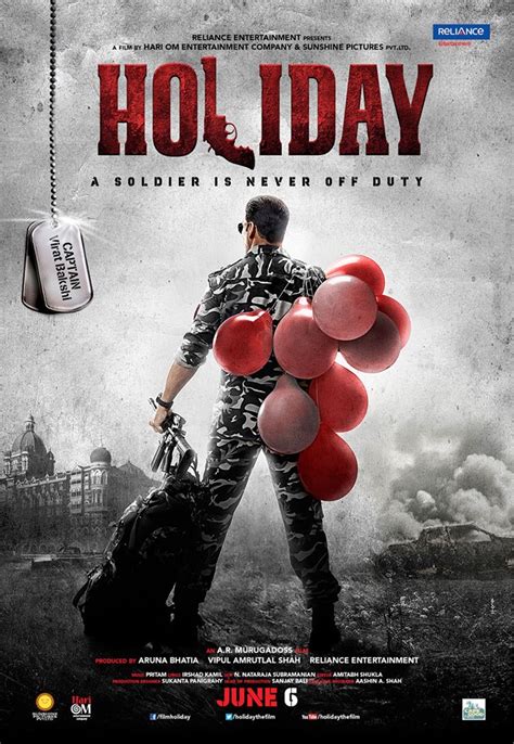 Holiday Latest Poster - Akshay Kumar's Upcoming Movie | News