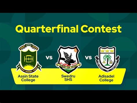 8th Quarterfinal: Adisadel College vs Assin State College vs Swedru SHS. #NSMQonJoy - YouTube