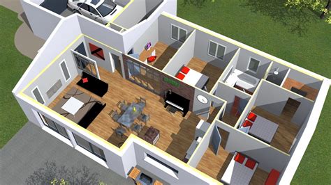 Plan maison 2d - L'impression 3D