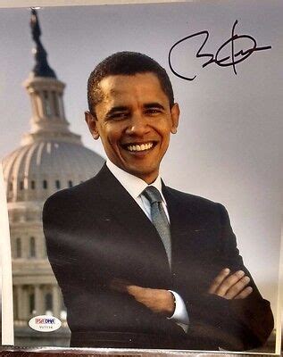 Barack Obama Signed 8x10 Photo 2007 PSA/DNA Authentic Signature RARE Item Senate | eBay