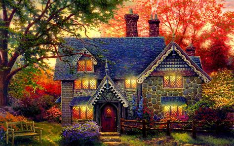 Cottages . Fairy Tale Cottages , Vacation Cottages Background and ...