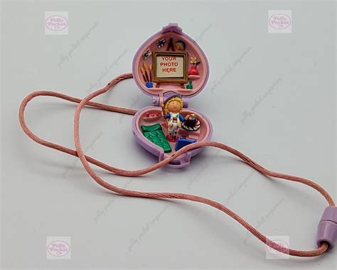 RARE Polly Pocket Pretty Picture Locket 100% Complete - Etsy