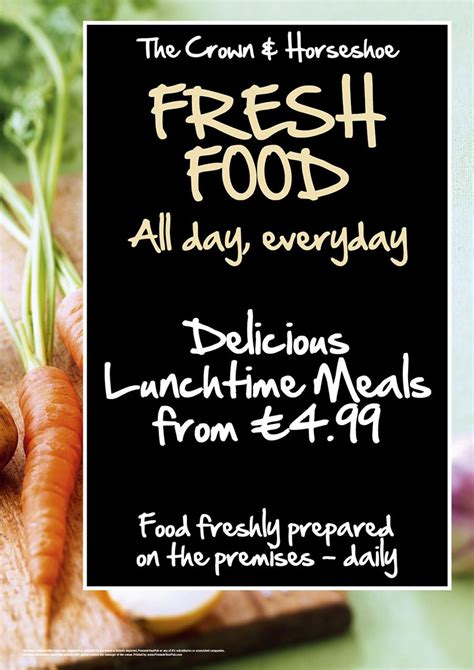 Fresh Food Poster (A3) | Promote Your Pub