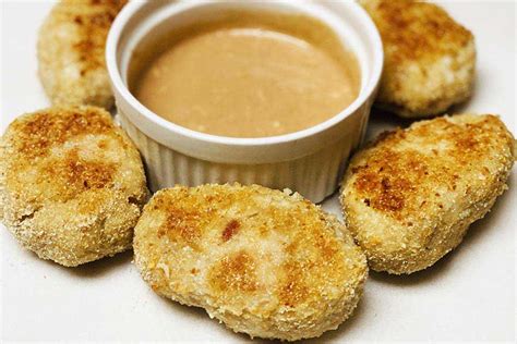 Healthy Chicken Nuggets With Dipping Sauce - Burn The Fat Blog