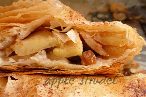 Cooking in Hungary: Easy Apple strudel using Phyllo (Filo) pastry