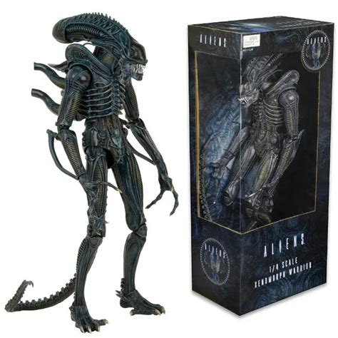 58cm collection Display model NECA Aliens Predators 1/4 Scale Super Big Xenomorph Warrior PVC ...