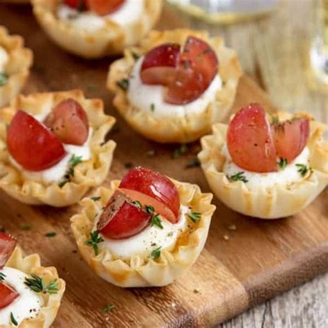 Easy Phyllo Cups & Goat Cheese Appetizer Recipe | A Farmgirl's Dabbles