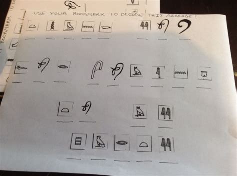 Print out hieroglyphics and make a code | Egyptian party, Hieroglyphics, Math