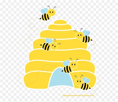 Beehive Bumblebee Clip Art - Bee Hive Clip Art, HD Png Download - vhv