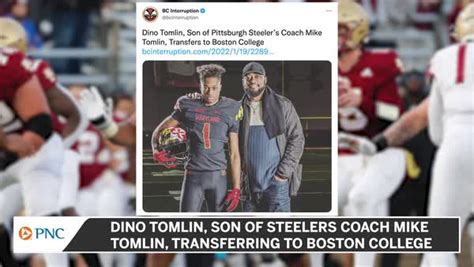 Dino Tomlin, Son of Steelers Coach Mike Tomlin, Transferring to Boston ...