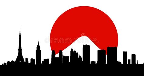 Tokyo City Silhouette Skyline Royalty Free Vector Image | atelier-yuwa ...