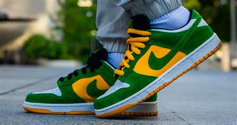 Nike SB Dunk Low Green Yellow Releasing Soon! - Fastsole