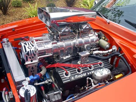 Supercharged 426 Hemi Engine