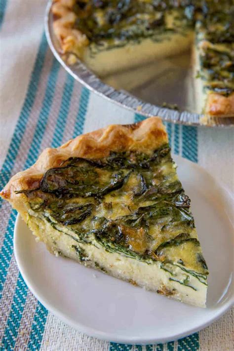 Easy Spinach Quiche (Quiche Florentine) - Dinner, then Dessert