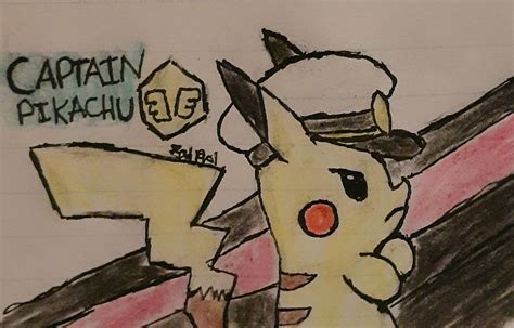 Captain Pikachu by Lbat1901 on DeviantArt