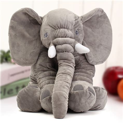 23.5″ 60cm Cute Jumbo Elephant Plush Doll Stuffed Animal Soft Kids Toy Gift | Alexnld.com