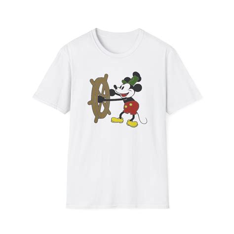 Steamboat Willie Colorized Tee - Etsy