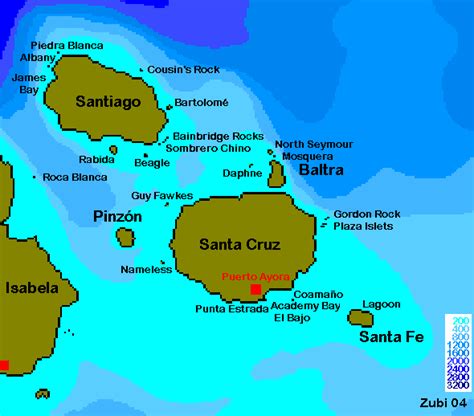 Scuba diving in central Galapagos, Ecuador (Santiago, Santa Cruz, Santa ...