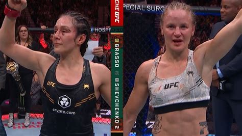 Noche UFC: Alexa Grasso vs Valentina Shevchenko rematch ends in ...