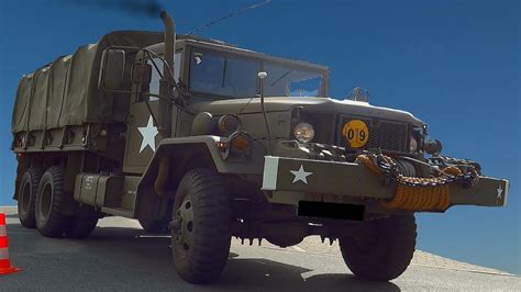 Reo M35 6x6 us military Truck SOUND - YouTube