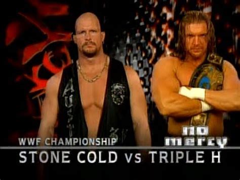 Video: Triple H vs Stone Cold - WWF Championship - No Mercy 1999