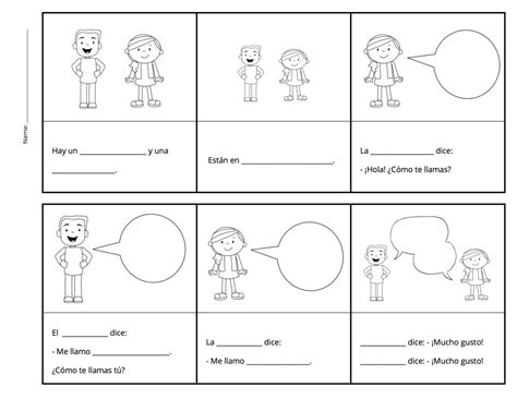 Greetings in Spanish Free Worksheets for Kids | Spanish Mama - Worksheets Library