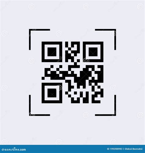 Scan Qr Code Camera View. Capturing Digital Code with Technology of Identifying Application and ...